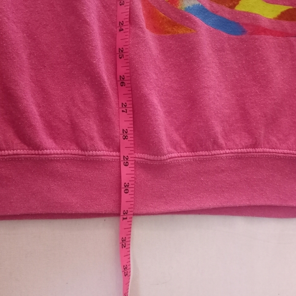 Urban Outfitters Overdyed Pink Nirvana Oversized Baggy Comfy Grunge Sweatshirt - Picture 9 of 11